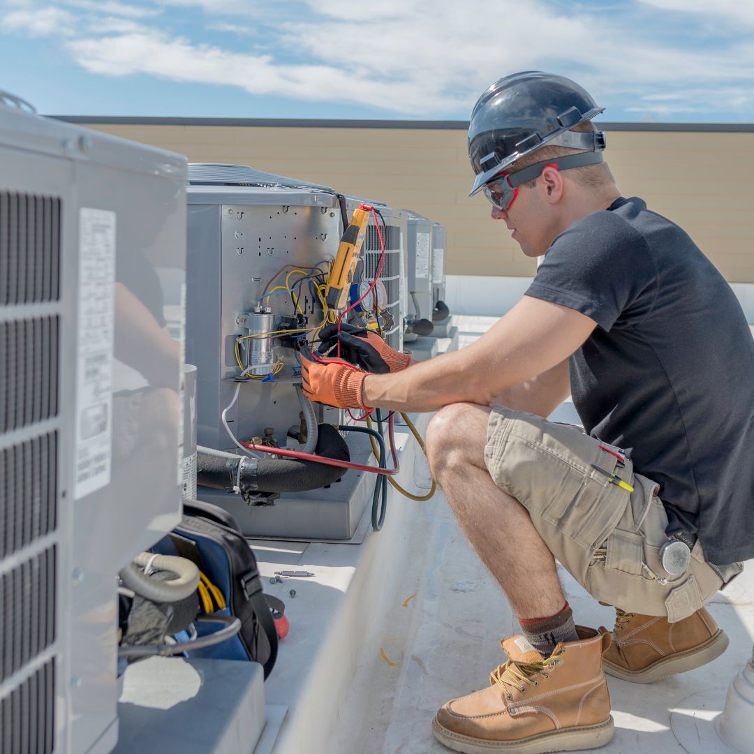 Cleaning condenser coils by fairfax air cleaning 